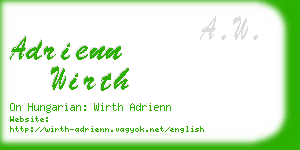 adrienn wirth business card